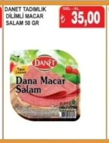 Danet Tadimlik Dilimli Macar Salam 50 Gr