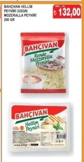 Bahçivan Hellim Peyniri 225Gr/ Mozerella Peyniri 200 Gr