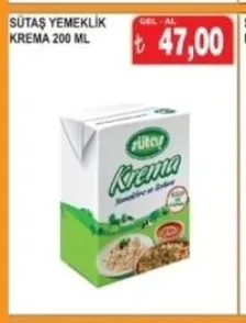 Sütaş Yemekli̇K Krema 200 Ml