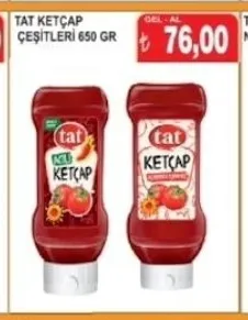 Tat Ketçap Çeşi̇Tleri̇ 650 Gr