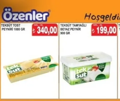 Teksüt Tost Peyni̇Ri̇ 1000 Gr