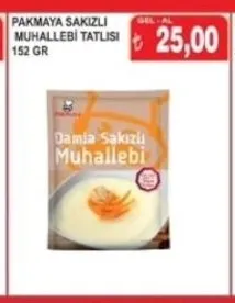 Pakmaya Sakızlı Muhallebi Tatlisi 152 Gr