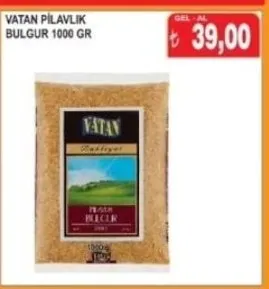Vatan Pilavlik Bulgur 1000 Gr