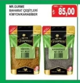 Mr.Gurme Baharat Çeşitleri Kimyon/Karabiber