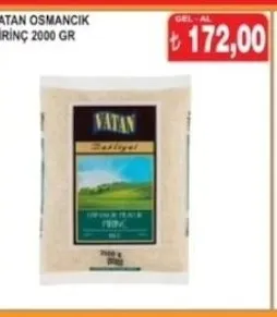 Vatan Osmancik Pirinç 2000 Gr