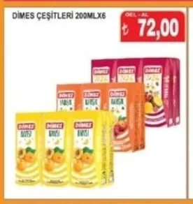 Dimes Çeşitleri 200Mlx6