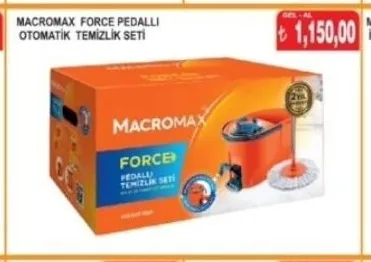 Macromax Force Pedalli Otomati̇K Temi̇Zli̇K Seti̇
