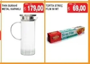 Thin Sürahi̇ Metal Kapakli