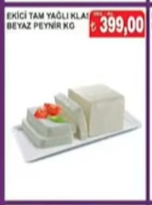 Ekici Tam Yağlı Klasik Beyaz Peynir Kg