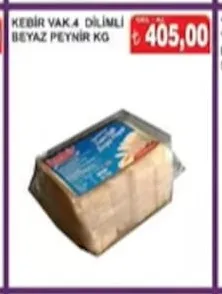 Kebir Vak.4 Dilimli Beyaz Peynir Kg