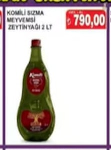 Komili Sızma Meyvemsi Zeytinyağı 2 Lt