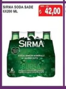 Sırma Soda Sade 6X200 Ml