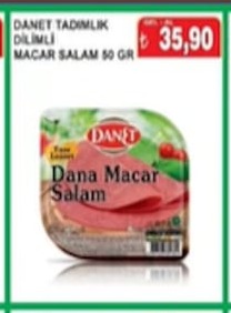 Danet Tadımlık Dilimli Macar Salam 50 Gr