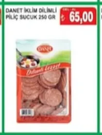 Danet İklim Dilimli Piliç Sucuk 250 Gr