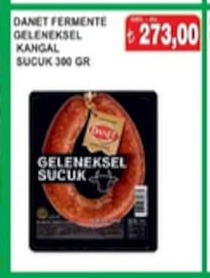 Danet Fermente Geleneksel Kangal Sucuk 300 Gr