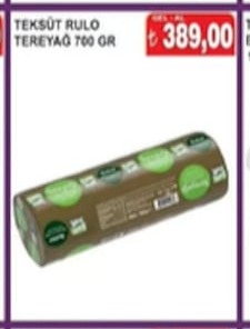Teksüt Rulo Tereyağ 700 Gr