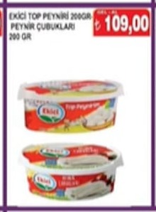Ekici Top Peyniri 200 Gr Peynir Çubukları 200 Gr