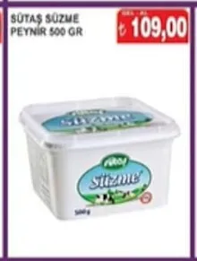 Sütaş Süzme Peynir 500 Gr