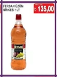 Fersan Üzüm Sirkesi 1Lt