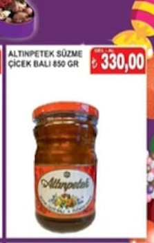Altinpetek Süzme Çiçek Bali 850 Gr