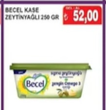 Becel Kase Zeytinyağlı 250 Gr