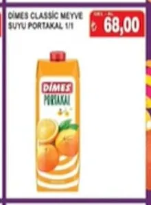 Dimes Classic Meyve Suyu Portakal 1/1