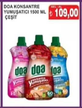 Doa Konsantre Yumuşatıcı 1500 Ml Çeşit