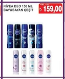 Nivea Deo 150 Ml Bay&Bayan Çeşit