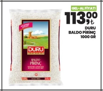 Duru Baldo Pirinç 1000 Gr