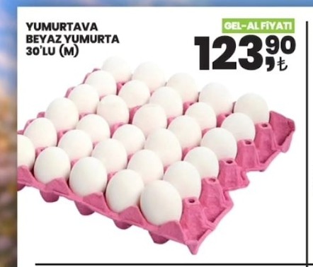 Yumurta Beyaz Yumurta 30'Lu (M)