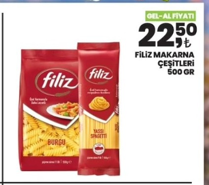 Filiz Makarna Çeşitleri 500 Gr