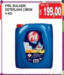 Pril Bulaşık Deterjanı Limon 4 Kg