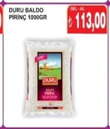 Duru Baldo Pirinç 1000Gr
