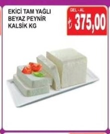 Ekici Tam Yağlı Beyaz Peynir Kalsik Kg