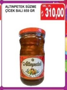 Altinpetek Süzme Çiçek Bali 850 Gr