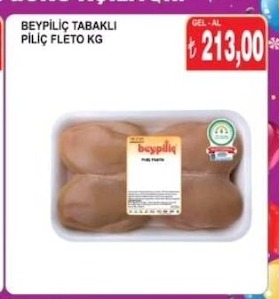 Beypiliç Tabaklı Piliç Fileto Kg