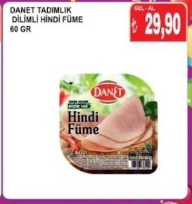 Danet Tadimlik Dilimli Hindi Füme 60 Gr