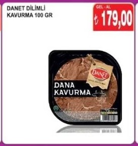 Danet Dilimli Kavurma 100 Gr