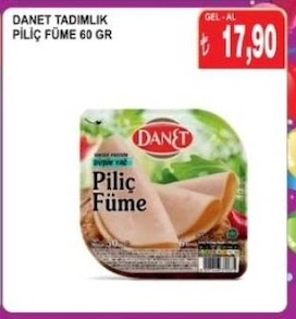 Danet Tadımlık Piliç Füme 60 Gr