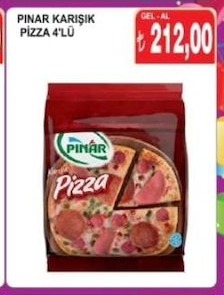 Pinar Karişik Pizza 4'Lü
