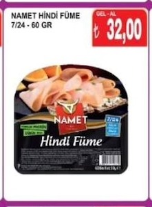Namet Hindi Füme 7/24 - 60 Gr