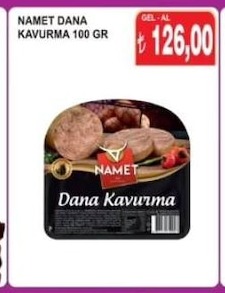 Namet Dana Kavurma 100 Gr