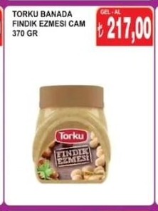 Torku Banada Fındık Ezmesi Cam 370 Gr