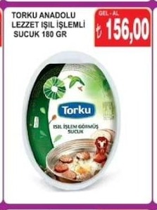 Torku Anadolu Lezzet Isıl İşlemli Sucuk 180 Gr