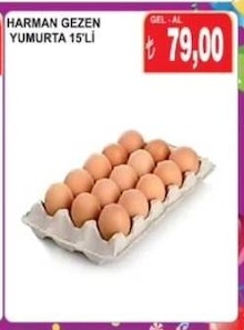 Harman Gezen Yumurta 15'Li