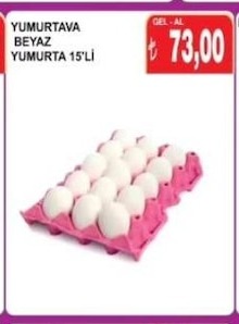 Yumurta Beyaz Yumurta 15'Li