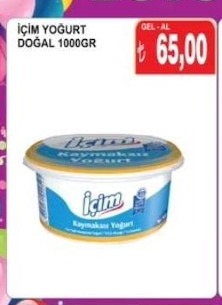 Içim Yogurt Dogal 1000 Gr