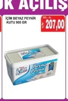 İçim Beyaz Peynir Kutu 900 Gr