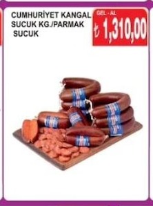 Cumhuriyet Kangal Sucuk Kg/Parmak Sucuk