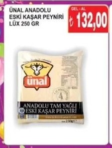 Ünal Anadolu Eski Kaşar Peyniri Lüx 250 Gr